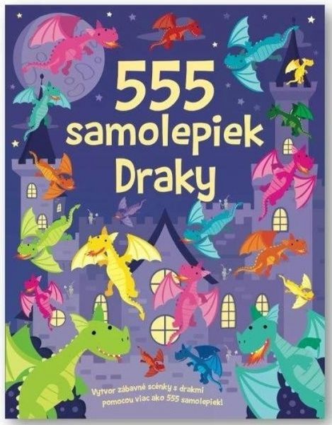555 samolepiek - Draky