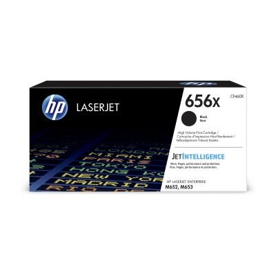 HP 656X High Yield čierna LaserJet Cartridge, CF460X