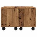 vidaXL Konferenčný stolík staré drevo 60x60x38 cm kompozitné drevo