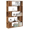 vidaXL skrinka na knihy/priehradka Old Wood 100x24x155 cm