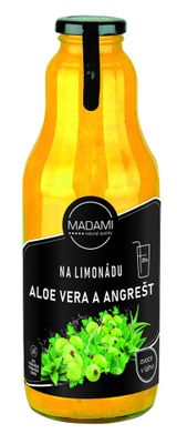 Aloe Vera & Angrešt 1 000 ml: ovocie na limonádu