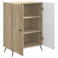 vidaXL Servírovacia skriňa Dub sonoma 66 x 34,5 x 90 cm
