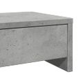 vidaXL Stojan na monitor a zásuvky betónový 50x27x15 cm kompoz. drevo