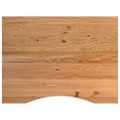 vidaXL pracovný stôl svetlohnedý 80x60x(71,5-98) cm masívny dub
