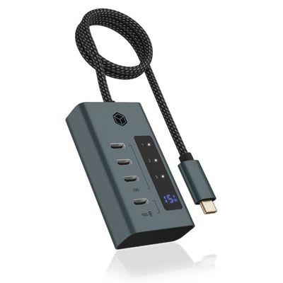 RAIDSONIC ICY BOX USB Hub, 4port, USB C/4x USB C