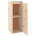 vidaXL Nástenná skriňa 30x30x80 cm masívna borovica