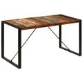 vidaXL Jedálenský stôl 140x70x75 cm, recyklovaný masív