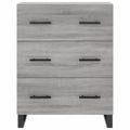 vidaXL Vysoká skrinka sivý dub sonoma 69,5x34x180 cm spracované drevo