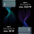 Powerbanka KRUGER & MATZ KM0906.1 20000 mAh Li-pol 20W QC, PD