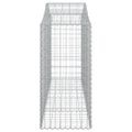 vidaXL Oblúkové gabionové koše 3 ks 200x50x120/140 cm pozink. železo