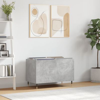 vidaXL Skrinka na platne betónovosivá 74,5x38x48 cm kompozitné drevo