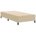 vidaXL Posteľ s pružinovým rámom Šedá zelená 80 x 200 cm