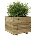 vidaXL Záhradný kvetináč 60x60x49,5 cm impregnovaná borovica