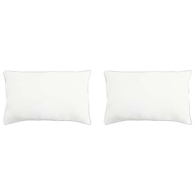 vidaXL Vankúš 2 ks 70 x 90 cm Bambusové vlákno Biela