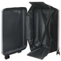 vidaXL Kufor so zámkom Strieborná 50 x 30 x 76 cm ABS plast