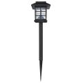 Solárna LED lampa, sada 12 ks s bodcom, 8,6 x 8,6 x 38 cm