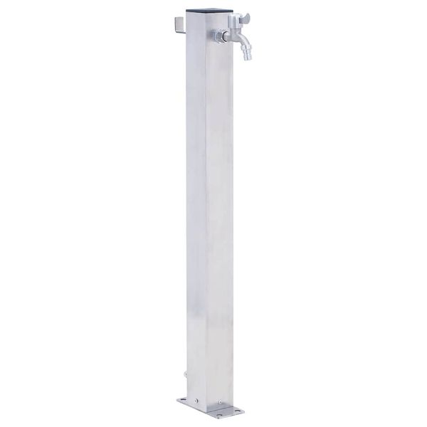 vidaXL Záhradný vodný stĺpik 40 cm nehrdzavejúca oceľ štvorcový