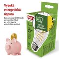 LED žiarovka Filament A60 / E27 / 3,8 W (60 W) / 806 lm / neutrálna biela