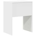 vidaXL Stôl Biela 60 x 40 x 76 cm