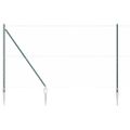 vidaXL Hexagonálny plot s stĺpom 100 x 1,5 m PVC potiahnutá oceľ