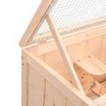 vidaXL Klietka pre škrečka 60x30x35 cm jedľové masívne drevo