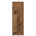 VidaXL Skrinka na topánky Old Wood 32x35x92 cm Engineered Wood