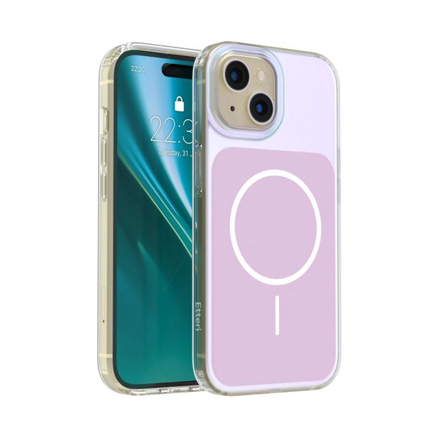 Etteri Hidden Pearl puzdro pre iPhone 15 6,1" ružová