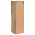 vidaXL TV skrinky s LED svetlami 2 ks dub artisan 30,5x30x102 cm