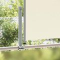 vidaXL Zaťahovacia bočná markíza na terasu 100x300 cm, krémová