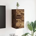 vidaXL Nástenné TV skrinky 2 ks dymový dub 30,5x30x30 cm