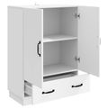 vidaXL Servírovacia skriňa Biela 66 x 34,5 x 92 cm Kompozitné drevo