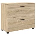 vidaXL Sada kúpeľňového nábytku 4 ks Sonoma dub 35 x 30 x 192 cm