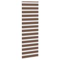 vidaXL Zebra roleta hnedá 70x230 cm šírka látky 65,9 cm polyester