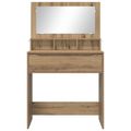 vidaXL Toaletné stolíky do spálne Remeselný dub 80 x 39,6 x 135 cm