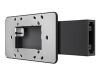 Crestron TSW-880/1080-MUMK-B - Mounting kit (mount) - for touch screen - aluminum, steel - black - mountable to glass, window