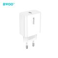 BWOO wall charger CDA233 PD 20W 1x USB-C with USB-C - USB-C cable white