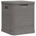 vidaXL Záhradný úložný box hnedý 90 l