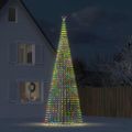 vidaXL LED vianočný stromček 1544 LED farebné 500 cm