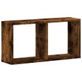 vidaXL Nástenná skrinka 60x16x30 cm dymový dub kompozitné drevo