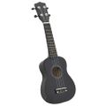 vidaXL Sopránové ukulele s taškou pre deti čierne 21"