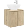 vidaXL Set kabinetov do kúpeľne 3 ks Dub sonoma 49,5 x 44,5 x 65 cm