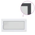 vidaXL Otočné a sklopné okno do suterénu RISOR 120 x 60 cm PVC a sklo