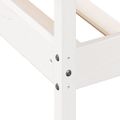vidaXL Denná posteľ s matracom biela 80x200 cm masívna borovica