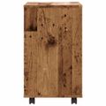 vidaXL Príručný stolík, staré drevo 70x35x55 cm, kompozitné drevo