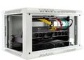RACK skriňa závesná NEKU TS 19" 4U 450mm, sv. šedá, na samozostavenie RACK skříň závěsná NEKU TS 19" 4U 450mm, sv. šedá, k samosestavení