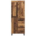 vidaXL Highboard 2 ks Staré drevo 69,5 x 34 x 180 cm