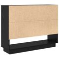 vidaXL Servírovacia skriňa Čierny dub 97 x 29 x 75 cm Kompozitné drevo
