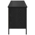 vidaXL Skriňa na topánky 131 x 35 x 50 cm Inžinierske drevo a železo