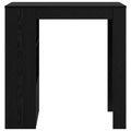 vidaXL Barový stôl 102 x 50 x 103,5 cm Kompozitné drevo Čierny dub