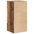 vidaXL Servírovacia skriňa so zásuvkou Staré drevo 38 x 34 x 75 cm